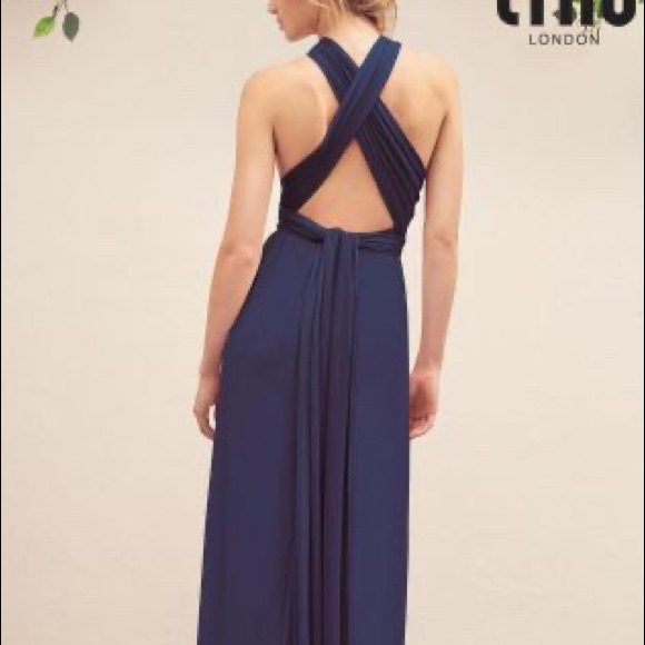 TFNC Multi Way Navy Maxi Dress - Picture 4 of 15